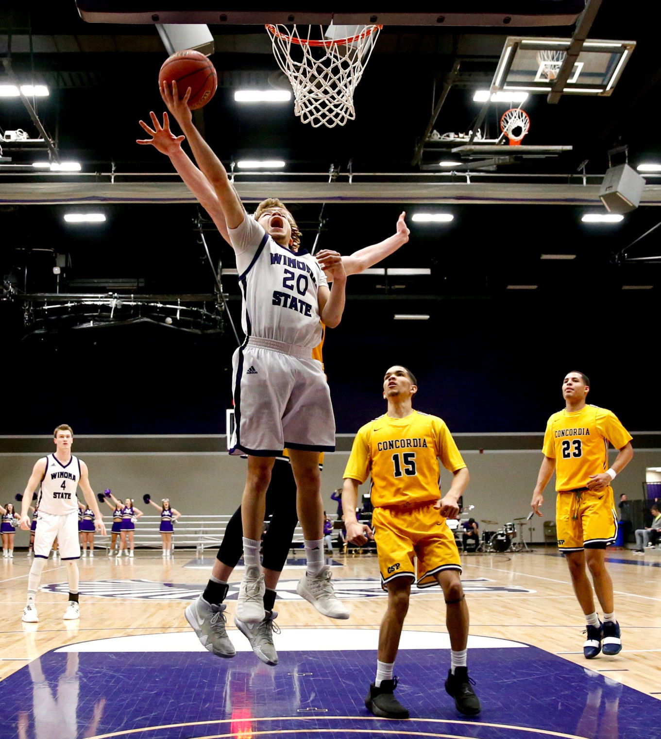 WSU MBB vs Concordia 11